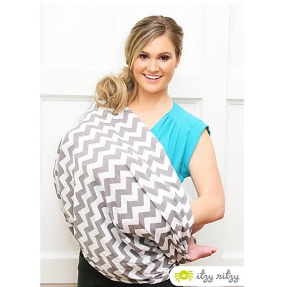 Itzy ritzy Nursing Happens Infinity Breastfeeding Scarf - Picture 1 of 7